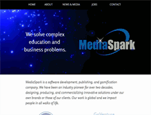 Tablet Screenshot of mediaspark.com